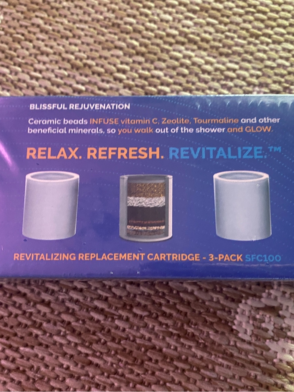 Aqua Bliss Revitalizing Replacement Shower Filters 3 pack New